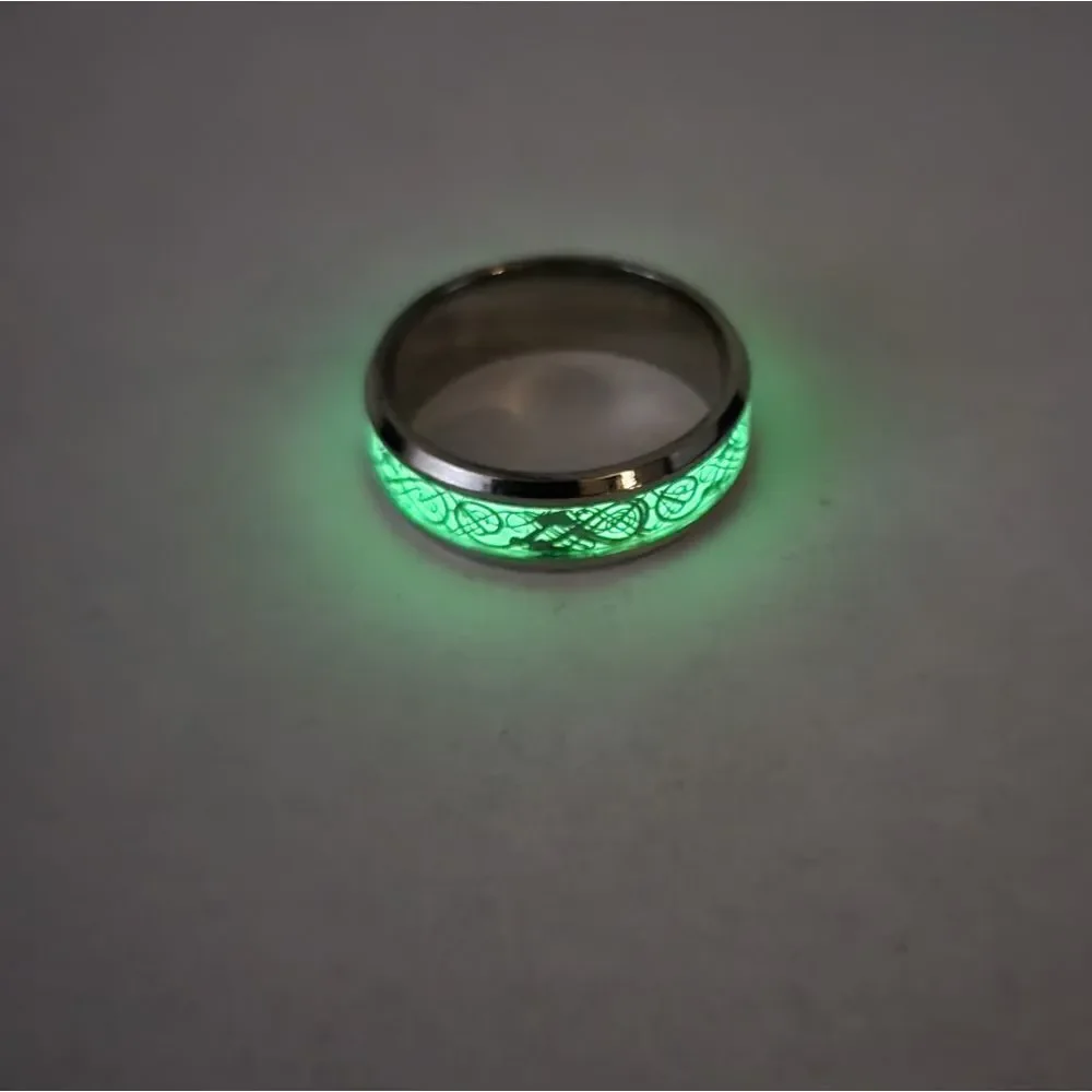 Tribal Glowing Fashion/Wedding Ring